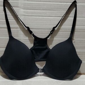 Calvin Klein Underwire Black Racerback Bra Size 32C